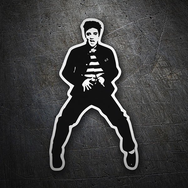 Car & Motorbike Stickers: Elvis Presley Jailhouse Rock 1957