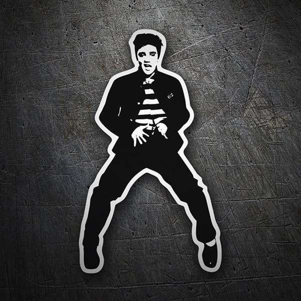 Car & Motorbike Stickers: Elvis Presley Jailhouse Rock