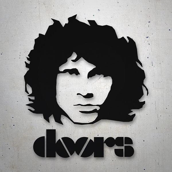 Car & Motorbike Stickers: The Doors Jim Morrison Portrait