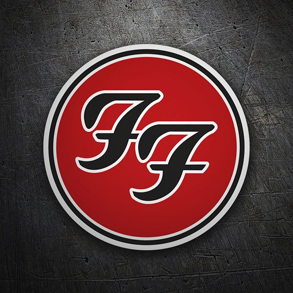 Car & Motorbike Stickers: Foo Fighters Logo