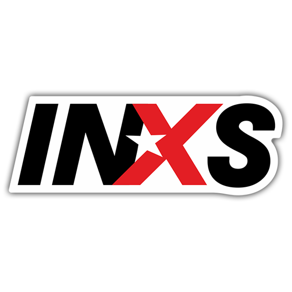 Sticker INXS Logo | MuralDecal.com