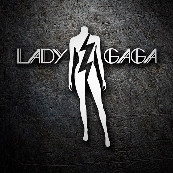 Car & Motorbike Stickers: Lady Gaga