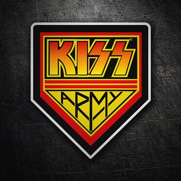 Car & Motorbike Stickers: Kiss Army Emblem