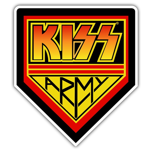 Car & Motorbike Stickers: Kiss Army Emblem