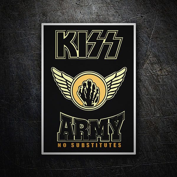 Car & Motorbike Stickers: Kiss Army 1