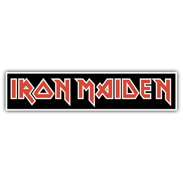 Car & Motorbike Stickers: Iron Maiden Red 0