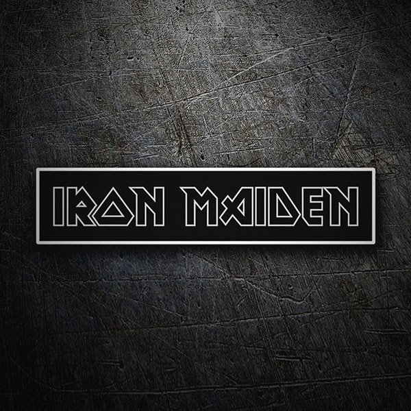 Car & Motorbike Stickers: Iron Maiden Negative