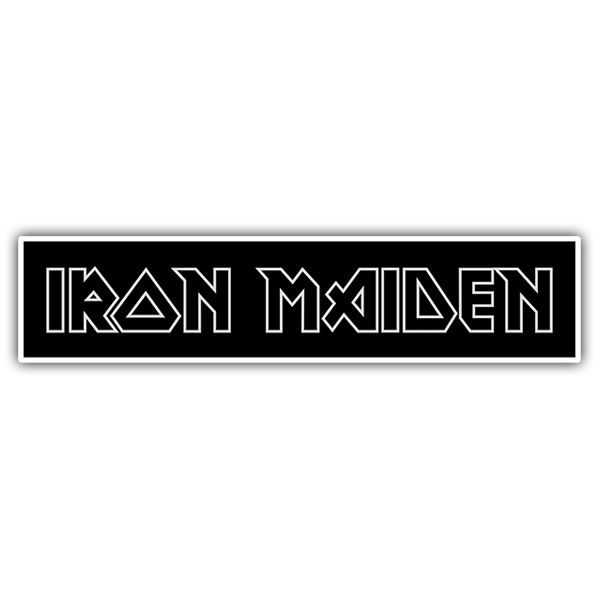 Car & Motorbike Stickers: Iron Maiden Negative
