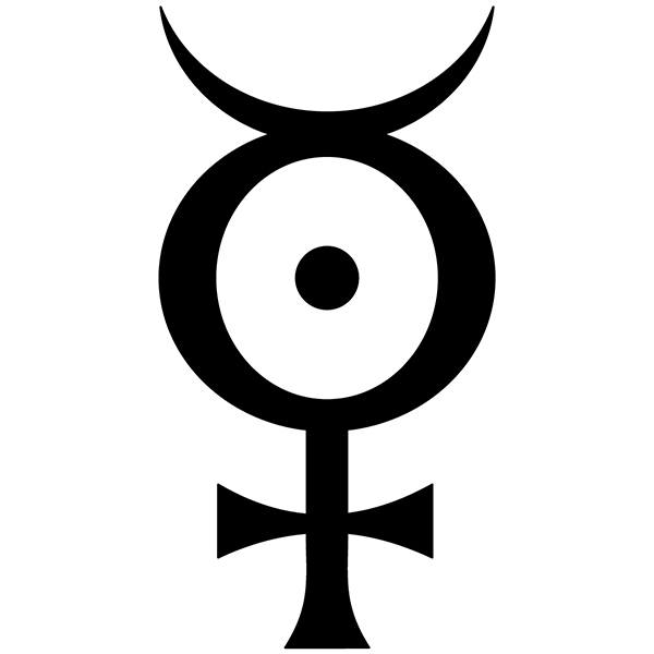 Car & Motorbike Stickers: Marilyn Manson Circular Symbol