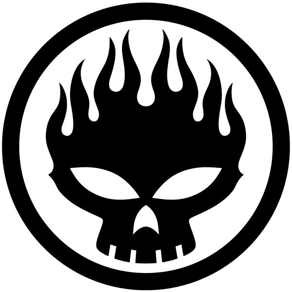 Car & Motorbike Stickers: The Offspring Skull