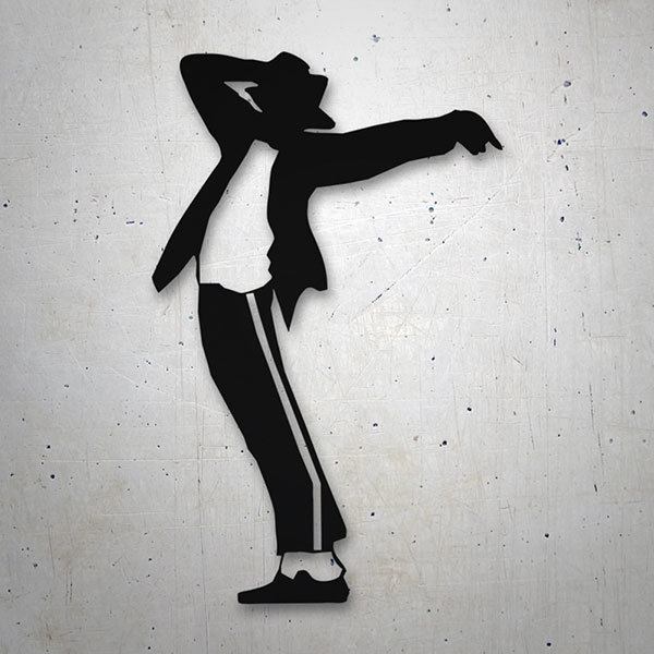 Car & Motorbike Stickers: Silhouette of Michael Jackson Dancing - Billie Jea