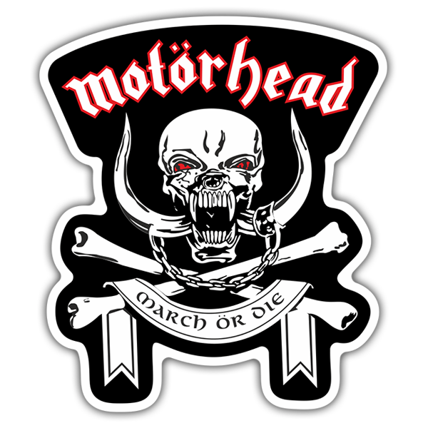Car & Motorbike Stickers: Motörhead March ör Die 0