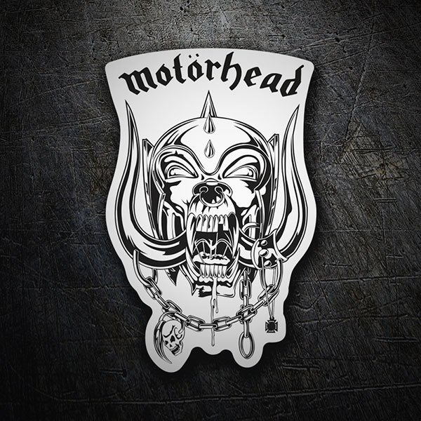 Car & Motorbike Stickers: Motörhead - Snaggletooth White