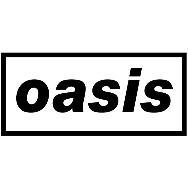 Car & Motorbike Stickers: Oasis Logo