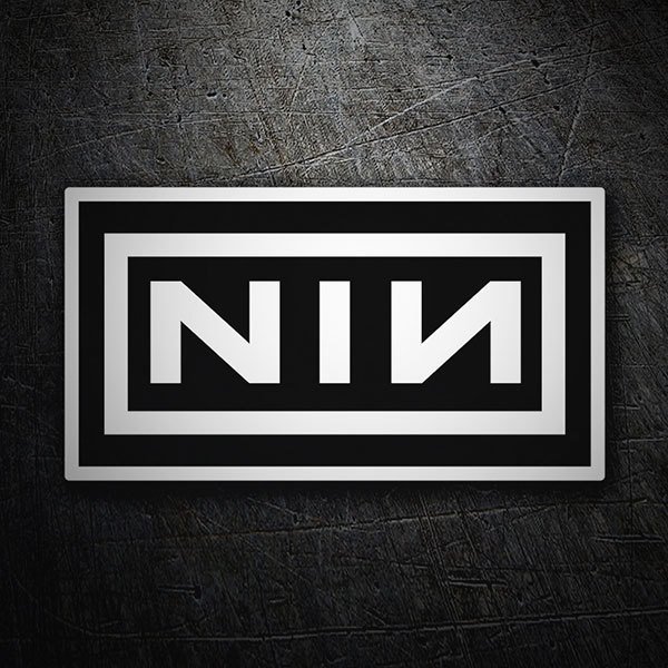 Car & Motorbike Stickers: Nine Inch Nails Logo