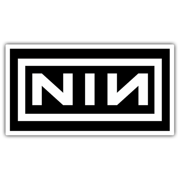 Car & Motorbike Stickers: Nine Inch Nails Logo