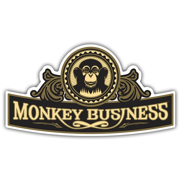 Car & Motorbike Stickers: The Black Eyed Peas - Monkey Business
