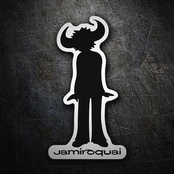 Car & Motorbike Stickers: Jamiroquai Buffalo Man Logo