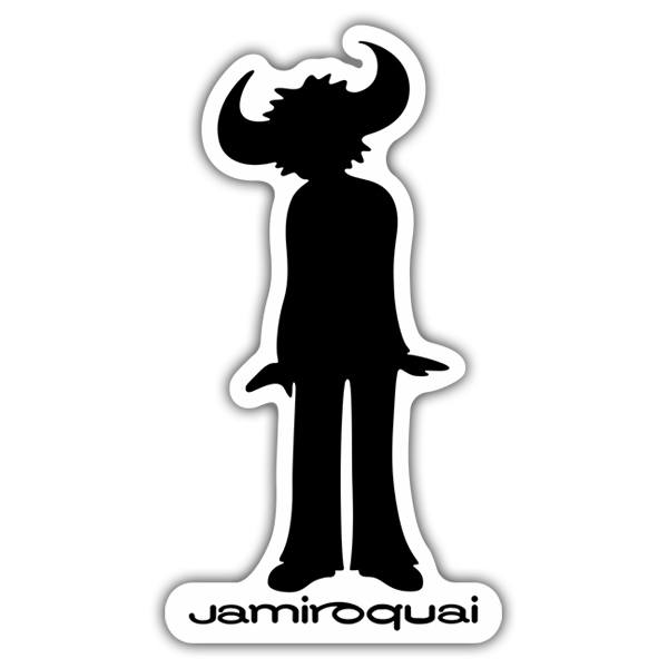 Car & Motorbike Stickers: Jamiroquai Buffalo Man Logo