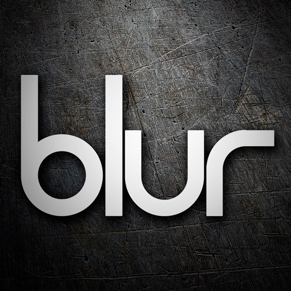 Car & Motorbike Stickers: Blur Logo