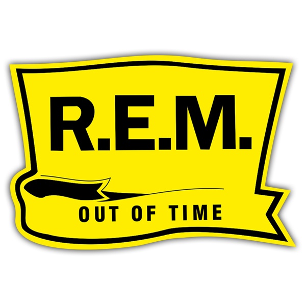 Car & Motorbike Stickers: R.E.M. - Out of Time