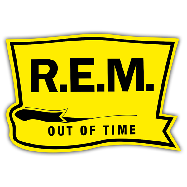 Car & Motorbike Stickers: R.E.M. - Out of Time