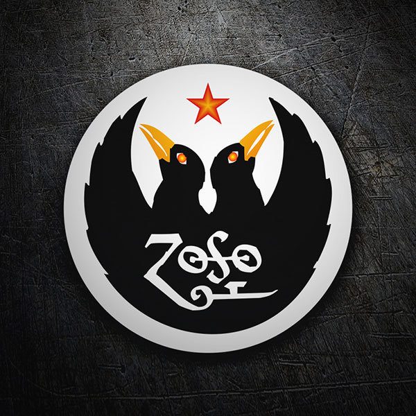 Car & Motorbike Stickers: Led Zeppelin IV - Zoso