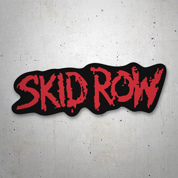 Car & Motorbike Stickers: Skid Row 1