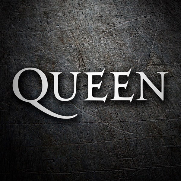 Car & Motorbike Stickers: Queen Logo in Musical Style