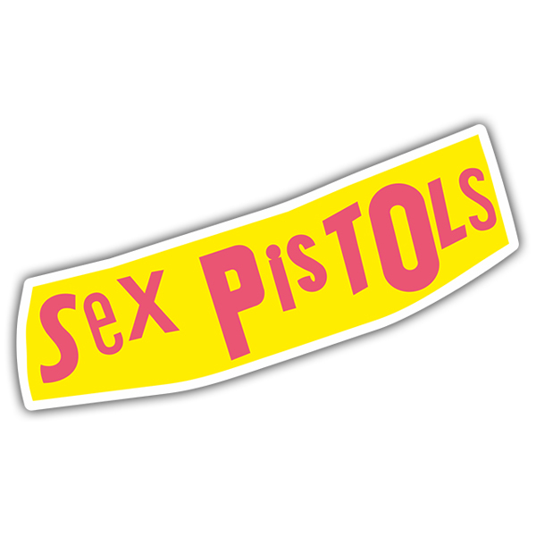 Car & Motorbike Stickers: Sex Pistols logo in Bold Letters