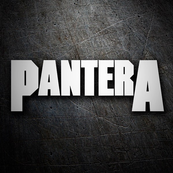 Car & Motorbike Stickers: Pantera Logo with Centered Text