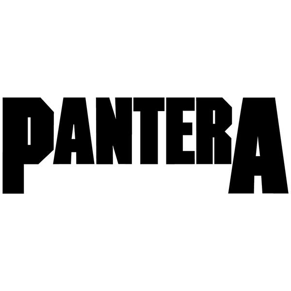 Car & Motorbike Stickers: Pantera Logo with Centered Text