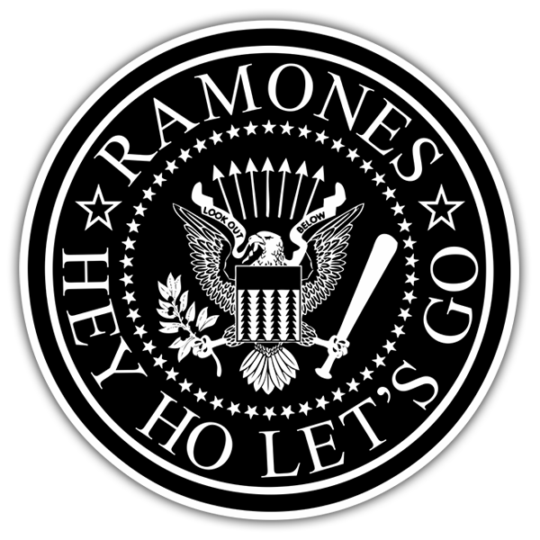 Car & Motorbike Stickers: Ramones Symbol