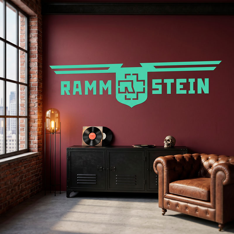 Rammstein Shield with Wings 8/10