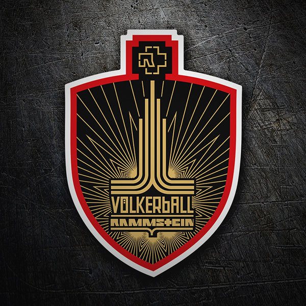 Car & Motorbike Stickers: Rammstein - Völkerball