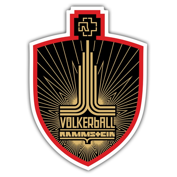 Car & Motorbike Stickers: Rammstein - Völkerball