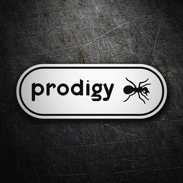 Car & Motorbike Stickers: Prodigy Logo with Ant