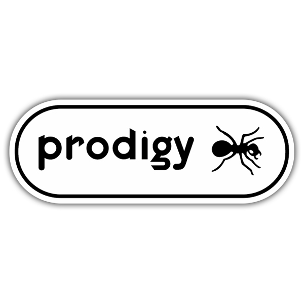 Car & Motorbike Stickers: Prodigy Logo with Ant