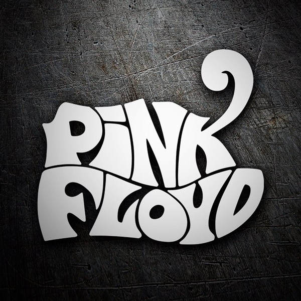 Car & Motorbike Stickers: Pink Floyd Logo in Psychedelic Style