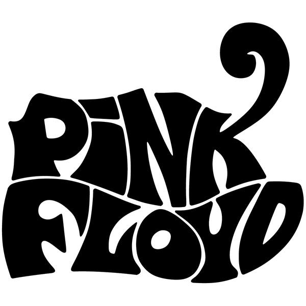 Car & Motorbike Stickers: Pink Floyd Logo in Psychedelic Style