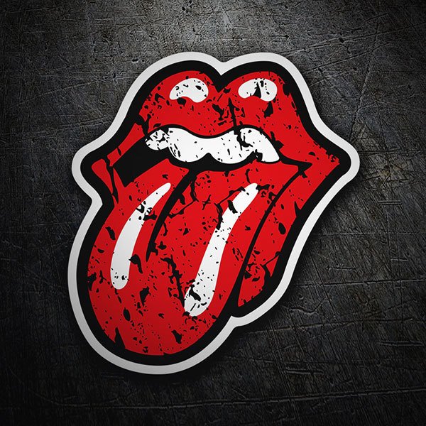 Car & Motorbike Stickers: The Rolling Stones worn out
