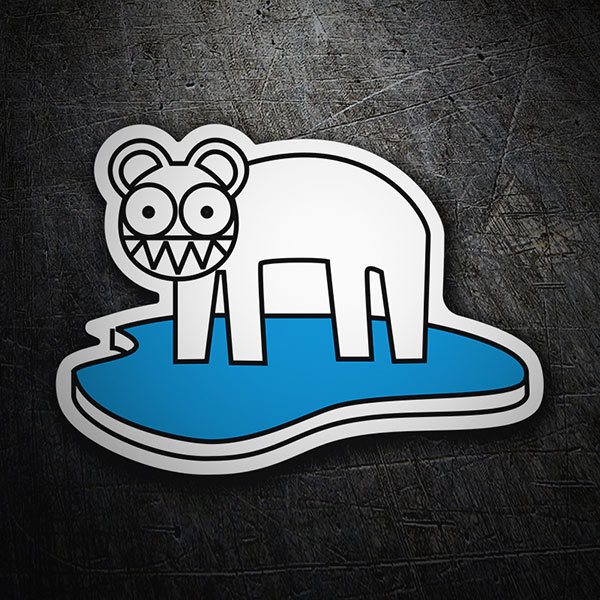 Car & Motorbike Stickers: Radiohead Bear