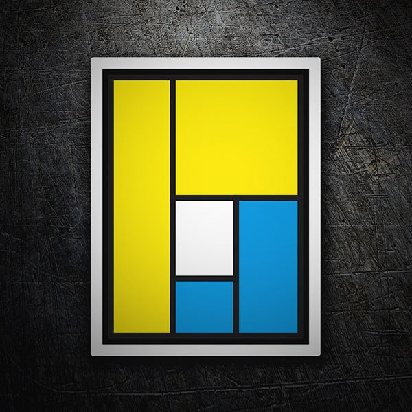 Car & Motorbike Stickers: Pearl Jam Logo with Geometric Shapes