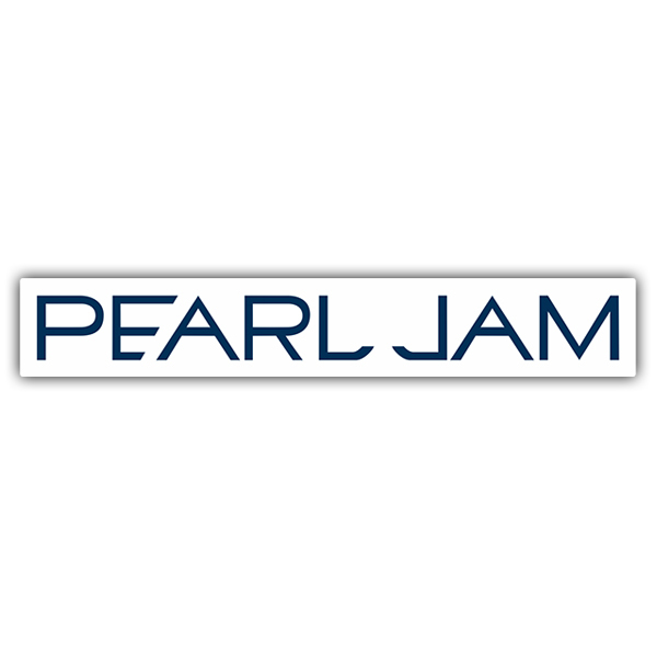Car & Motorbike Stickers: Pearl Jam Retro Logo
