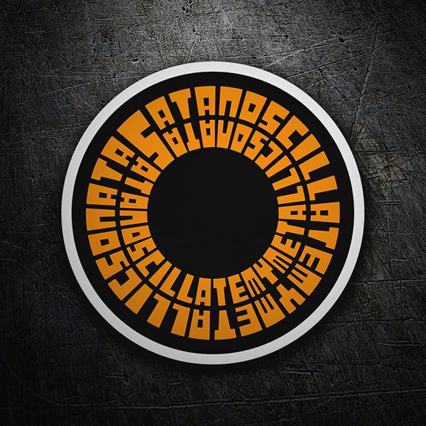 Car & Motorbike Stickers: Logo Soundgarden with Cyclic Design