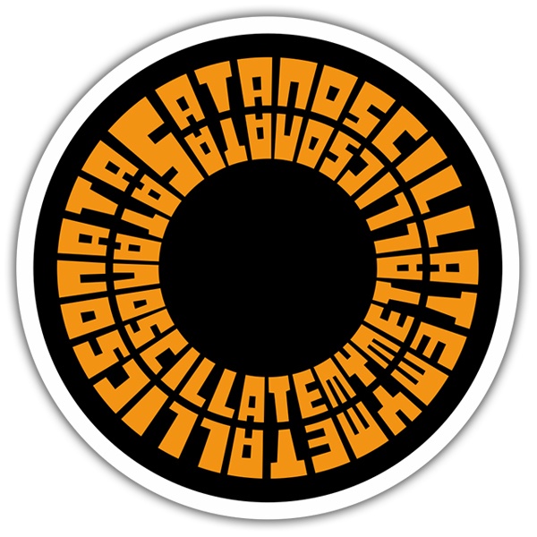 Car & Motorbike Stickers: Logo Soundgarden with Cyclic Design