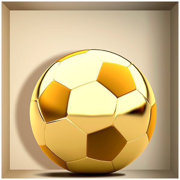 Wall Stickers: Golden Ball niche