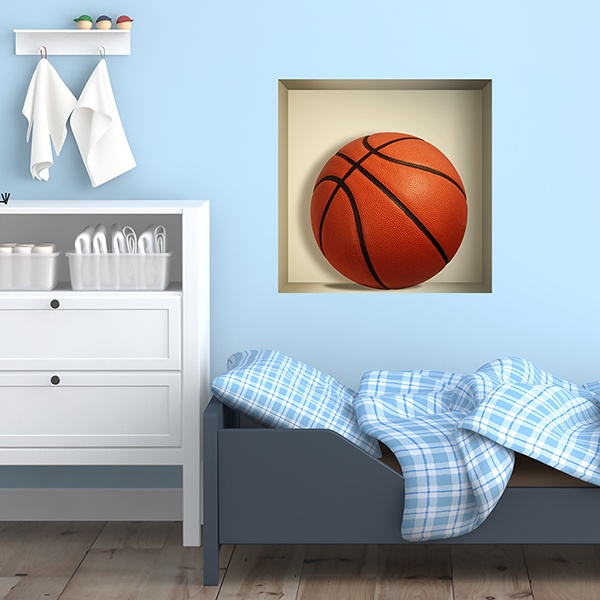 Wall Stickers: Basketball ball niche