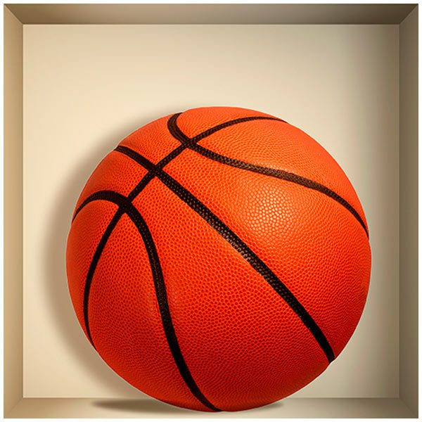 Wall Stickers: Basketball ball niche