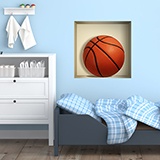 Wall Stickers: Basketball ball niche 5